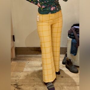 NWOT Anthropologie Maeve yellow pants